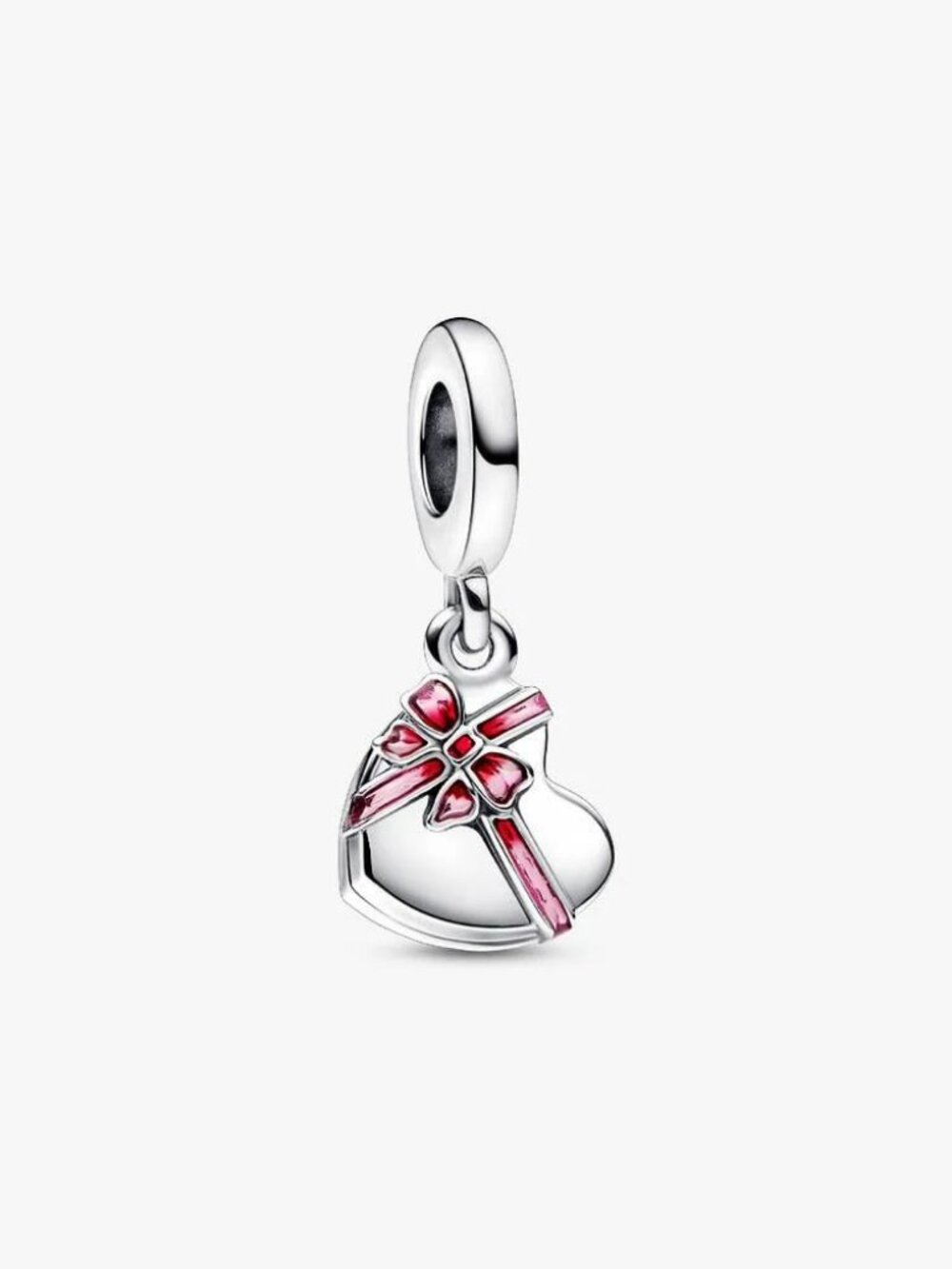 PandoraOpenable Heart Chocolate Gift Box Dangle Charm